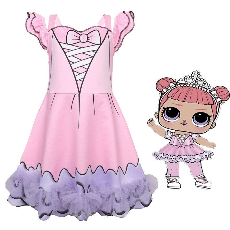 LoL L.O.L Surprise Doll Center Stage Girls Costume Dress